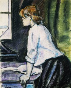 Girl at a Window by Pierre Loti
