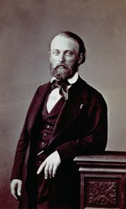 Portrait of the French painter Auguste Bonheur in elegant dress of the Romantic period
