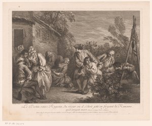 Ragotin Fled into a Rosebush