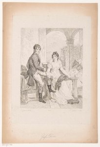 Portrait of Moritz von Fries and His Wife by Pierre Michel Adam