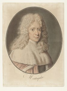 Portrait of Charles de Montesquieu (Collection des Grands Hommes)