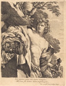 David with the Head of Goliath by Pierre Mignard I after Simon Vouet