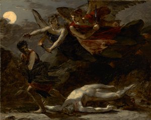 Justice and Divine Vengeance Pursuing Crime