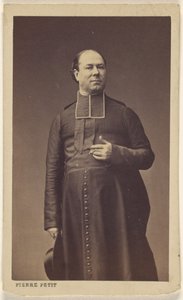Unidentified Clergyman Standing, Holding a Hat