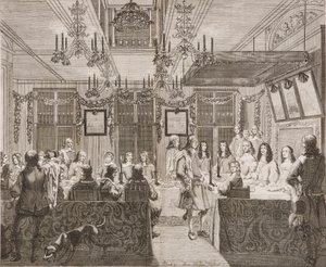 King Charles II dining with Lucy Walter