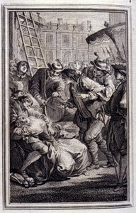 Belphegor - in “Tales et nouvelles en vers” by Jean La Fontaine. 1776. Illustration by P.P. Choffard