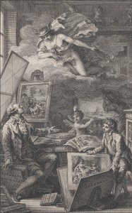 In Memory of P. FR. Basan, an engraving for the catalogue of the collection of P.-F. Basan by Pierre Philippe Choffard
