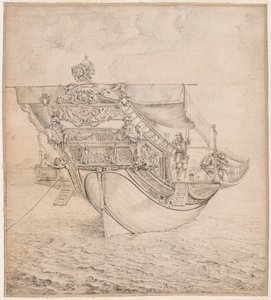 A Royal French Galley Seen from the Stern by Pierre Puget