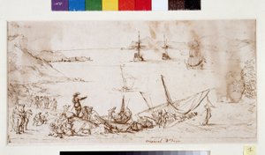 Boarding Troops in the Bay of the Ciotat by Pierre Puget