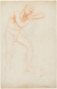 Male Nude, 1891 by Pierre Puvis de Chavannes