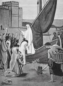 St Genevieve brings Supplies to Paris by Pierre Puvis de Chavannes