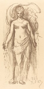 Study of a Woman (Abundance) by Pierre Puvis de Chavannes