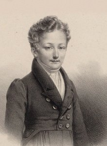 Portrait of the Pianist and Composer Sigismund Thalberg 1812-1871, 1826