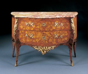Louis XV commode, mid 18th century by Pierre Roussel
