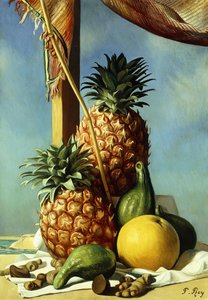 Still-Life with Pineapples by Pierre Roy