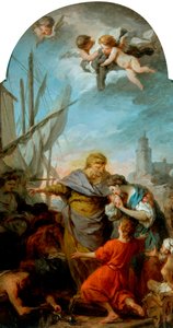 The Embarkation of St Paula for the Holy Land, c.1738-39 by Pierre Subleyras