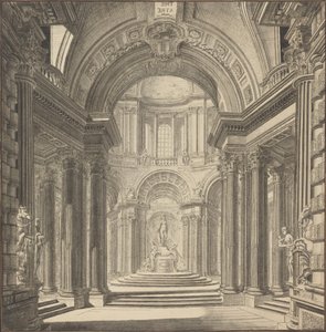 Interior of a Temple