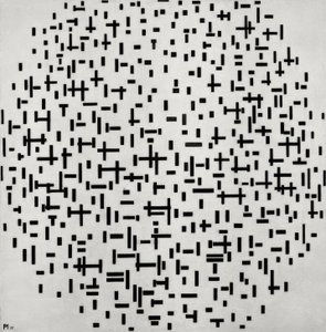 Composition in Line by Piet Mondrian