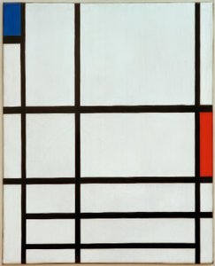 Composition in Red, Blue and White: II by Piet Mondrian