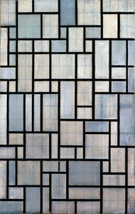 Composition with Grid 2 by Piet Mondrian