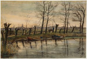Farmer Returning to the Fields, c.1900 by Piet Mondrian