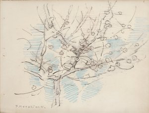 Flowering Tree by Piet Mondrian