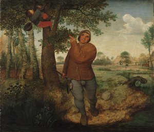 Winter Landscape With Skaters And A Bird Trap 1565