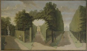 View of the Bagnio and Comed Building alleys, Chiswick Villa by Pieter Andreas Rysbrack
