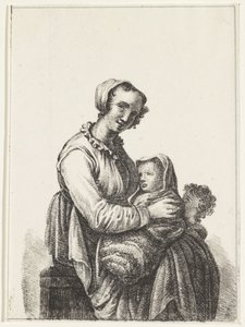 Mother with Baby and Toddler by Pieter Bartholomeusz. Barbiers