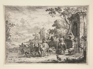 The Resting Sportsman Near the Fountain of Neptune
