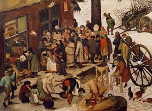 The Census at Bethlehem (detail)