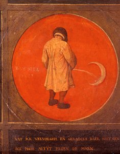 Whatever I do, I do not Repent, I Keep Pissing against the Moon, c1558-1560 by Pieter Bruegel the Elder