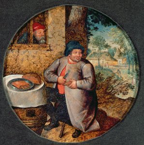 Flemish Proverb: Gluttony by Pieter Brueghel the Younger