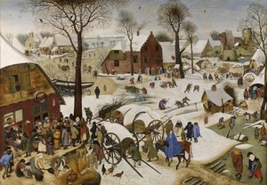 The Census at Bethlehem, First third of 17th century by Pieter Brueghel the Younger