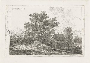 Landscape with Farmhouse by Pieter Casper Christ