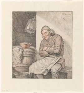 Seated, Sleeping Man