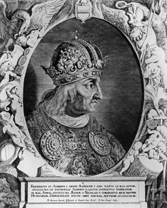 Portrait of Frederick IV, Holy Roman Emperor, engraved by Sompel, Pieter van by Pieter Claesz Soutman