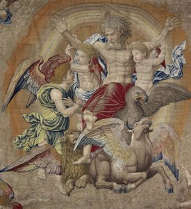 God the Father with the Symbols of the Fourth Apostles (Tetramorphos), Known as The Trinity by Pieter Coecke van Aelst