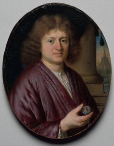 Portrait of a Man Holding a Watch, c. 1665-70