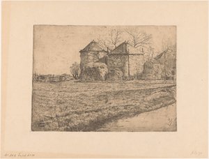 Farm with Two Hay Barns