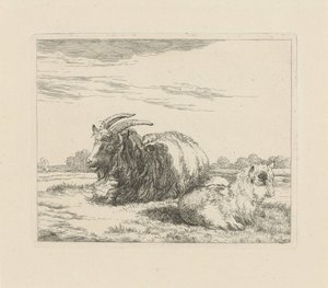 Lying Goat and Kid