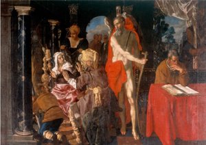 Allegory of Old Age. Time and the Scholar