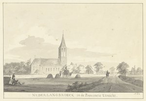 View of the Village of Nederlangbroek by Pieter Jan van Liender