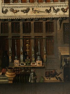 (detail) Portrait of Jacquemyne Buuck by Pieter Jansz. Pourbus