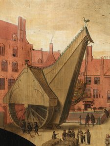 Portrait of Jan van Eyewerve (detail) by Pieter Jansz. Pourbus