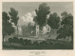 Strawberry Hill, Twickenham, London; The seat of Countess Dowager Waldegrave by Pieter Jansz. Quast