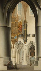 Interior of the Church of St Bavo in Haarlem by Pieter Jansz Saenredam