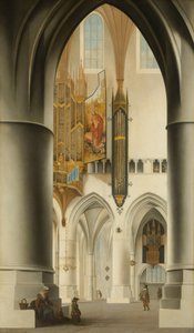 Interior of the Church of St Bavo in Haarlem by Pieter Janszoon Saenredam
