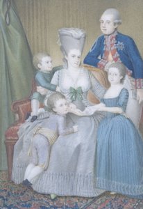 Willem V, Prince of Orange-Nassau, with His Wife Frederika Sophia Wilhelmina of Prussia and Their Children Frederica Louisa Wilhelmina, Willem Frederik and Willem George Frederik