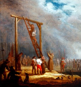 An Execution at a Gallows by Pieter Meulener